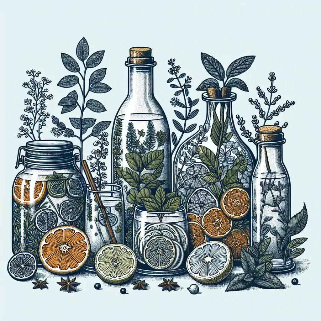 Infused Water dengan Bahan Herbal yang Membantu Menyegarkan Tubuh dan Menghilangkan Racun